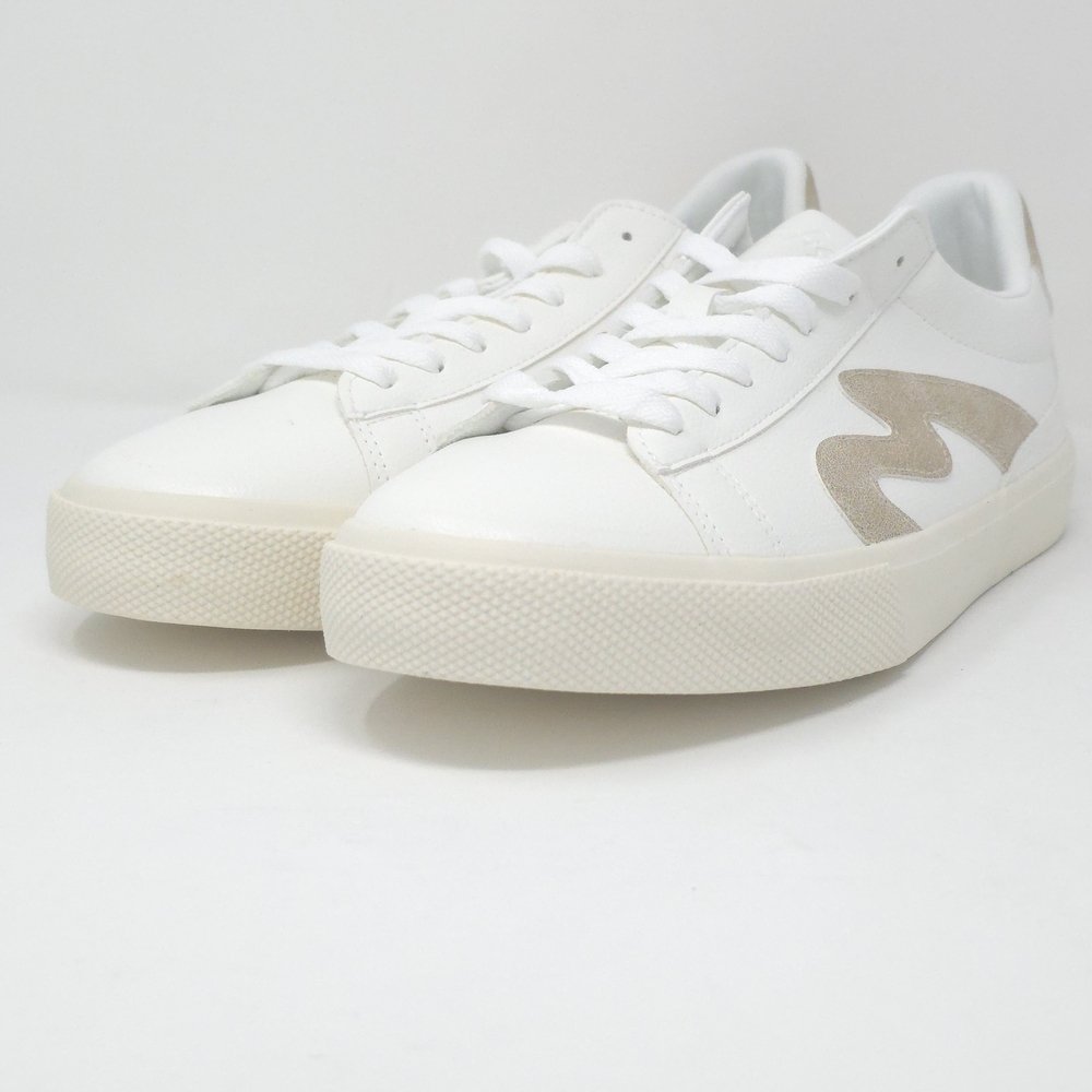 Blowfish Malibu Women's Vice Sneaker, White Ella/Gold Voyager